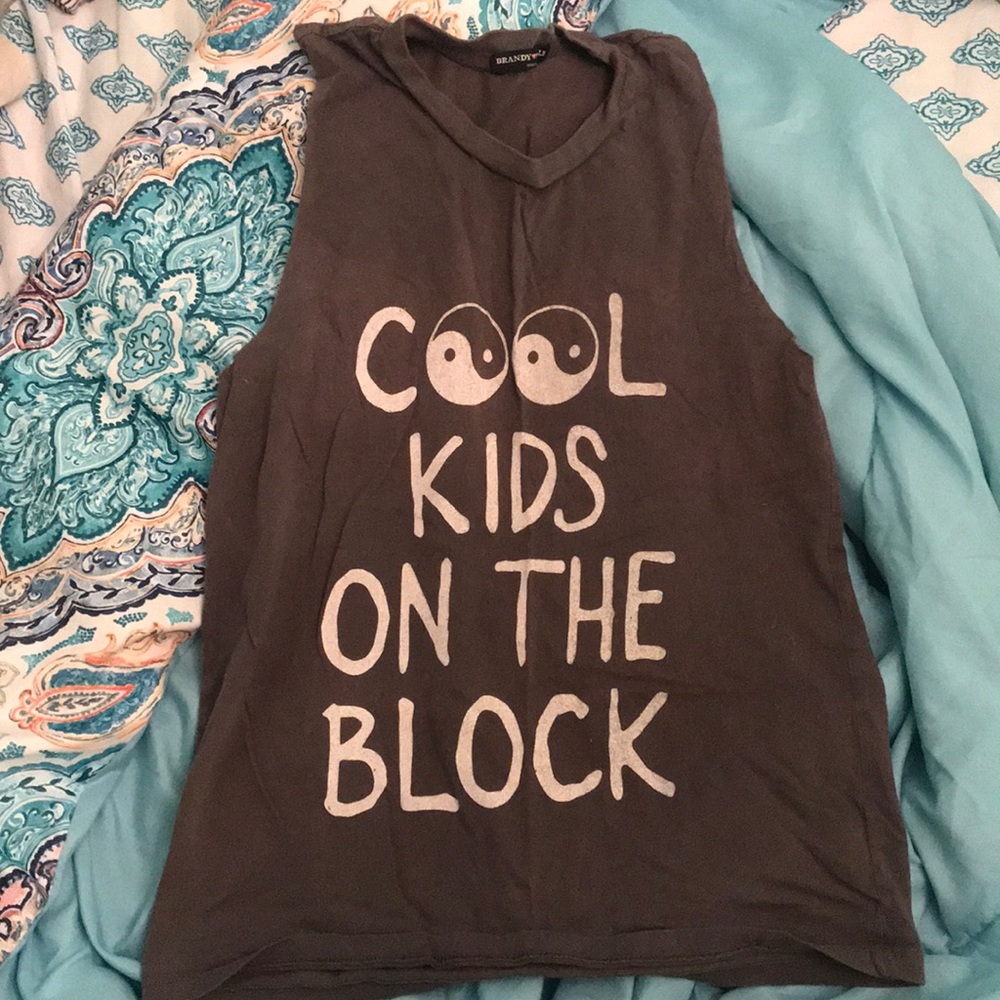 Rare Brandy Melville Cool Kids On The Block Tank
